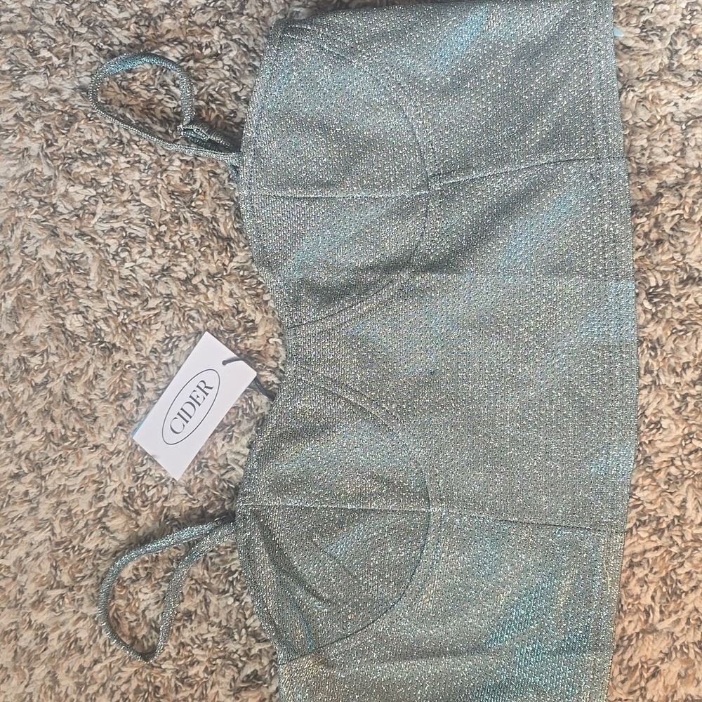 Cider Shimmering Blue Top